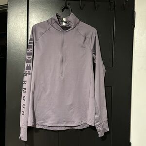 NWT Under Armour Purple Mauve 1/2 Zip Sweater